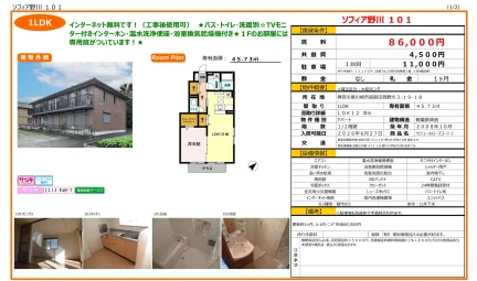 ソフィア野川 101 101号 0