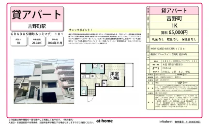 GRADUS睦町 101号 0