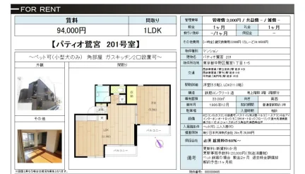 パティオ鷺宮 201 201号 0