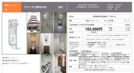 ブライズ上野毛 DUE 205号 0