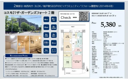 コスモ21ザ・ガーデンズフォート 2号 0