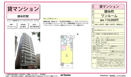 モンレーヴ錦糸町 0202 0