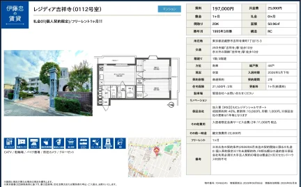 レジディア吉祥寺 0112号 0