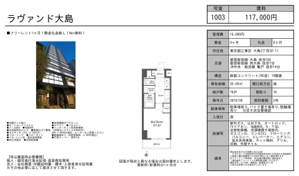 ラヴァンド大島 1003号 0