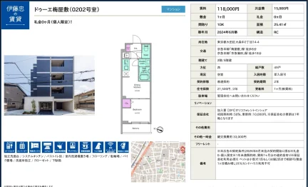 ドゥーエ梅屋敷 0202号 0