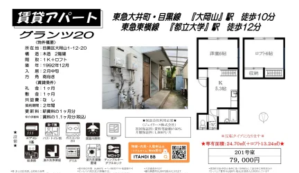 グランツ20 201号 0