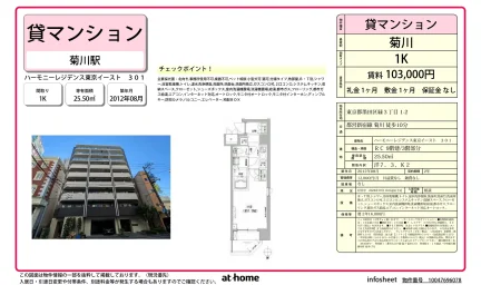 ハーモニーレジデンス東京イースト 301 301号 0