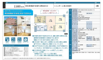 シャンボール第2妙蓮寺 3階 0