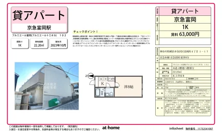 プルミエール富岡(プルミエールトミオカ) 102 102号 0
