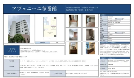 アヴェニーユ参番館 302号 0