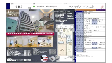 コスモザプレイス大島 2号 0