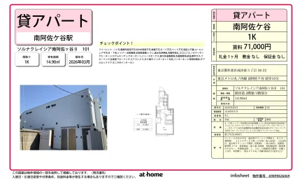 ソルナクレイシア南阿佐ヶ谷Ⅱ 0