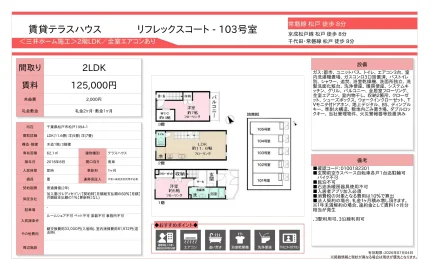 リフレックスコート 103号室 0