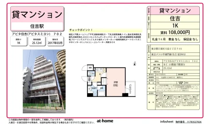 アビタ住吉 702 0