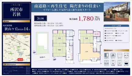 埼玉県所沢市若狭３丁目 中古戸建 0
