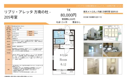 リブリアレッタ 方南の杜 205号 0