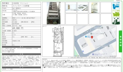 メインステージ京町堀 303号 0