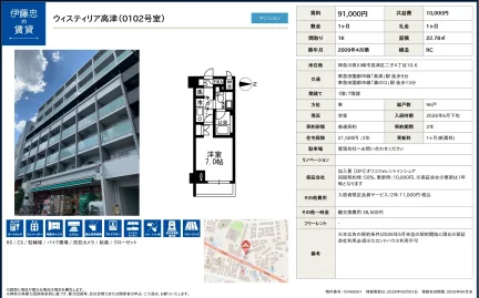 ウィスティリア高津 0102号 0