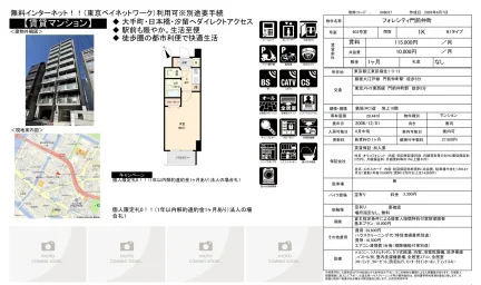 フォレシティ門前仲町 603号室 0