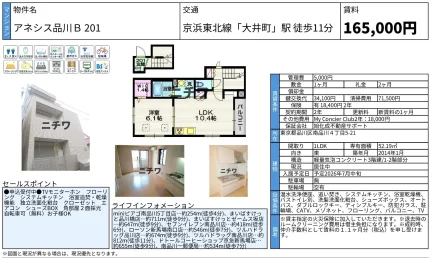 アネシス品川B 201号 0