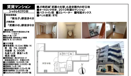 シャトレKOYO III 302号 0