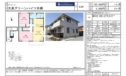 大泉グリーンハイツB棟 202 0