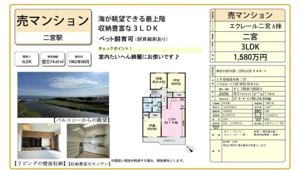 エクレール二宮 A棟 0