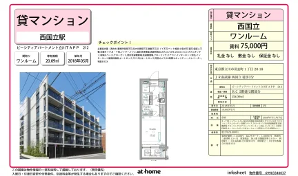 ビーシティアパートメント立川TAPP 0