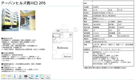 アーバンヒルズ西川口 205 205 0