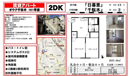 オウク千駄木 101号 0