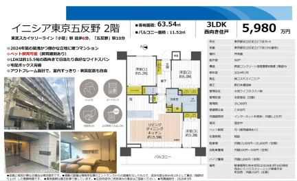 イニシア東京五反野 2階 0