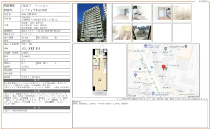 レジディア仙台本町 0503号 0