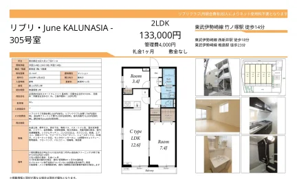 リブリ・June KALUNASIA 305号 0