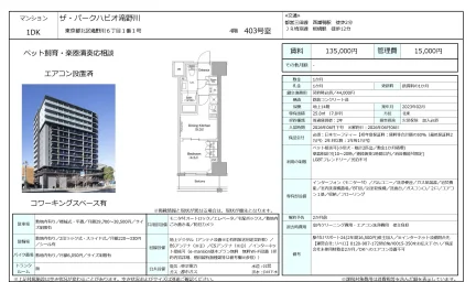 ザ・パークハビオ滝野川 403号 0