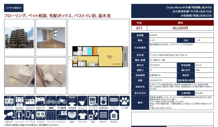 エグゼ大阪BAY 201号 0
