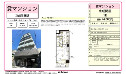 マーロ千住クレストタップⅡ 0