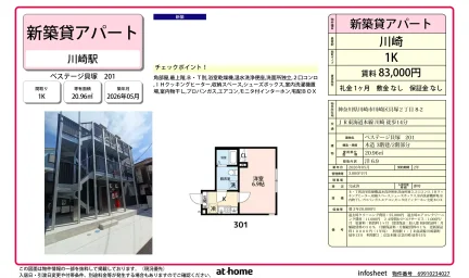 ベステージ貝塚 201 201号 0