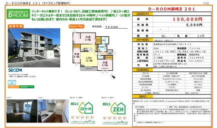 D-ROOM 泉崎Ⅱ 201 201号 0