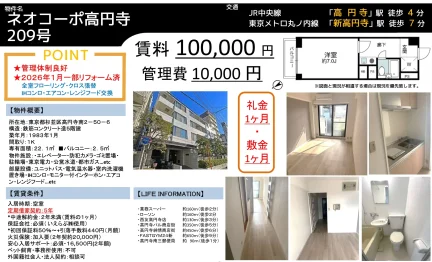 ネオコーポ高円寺 209号 0