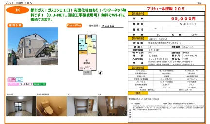 プリシェール桜坂 205 205号 0