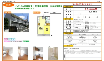 コーポレイクサイド 202 202号 0
