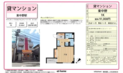 Studio Condo Near Station in Higashinakano 0