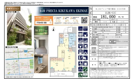 RJR プレシア菊川駅前 308号室 308号 0
