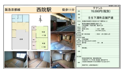 壬生下溝町店舗戸建 0