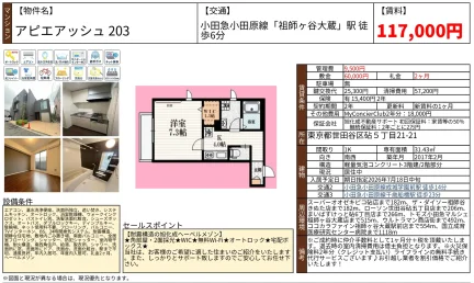 アピエアッシュ 203 203号 0
