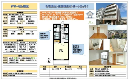 アマービレ国立 303号 0
