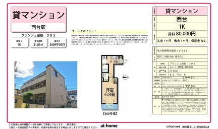 ブランシュ蓮根305 305号 0