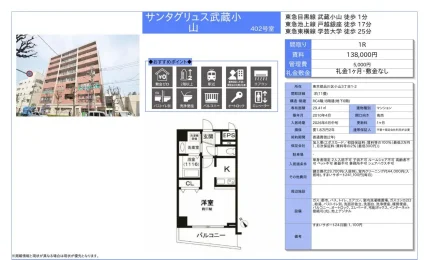 サンタグリュス武蔵小 402号 0