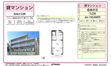 シャレー自由が丘カワベ第16 306 306号 0