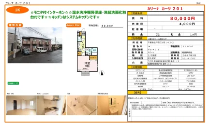 セジュール モナリエ 201号 0